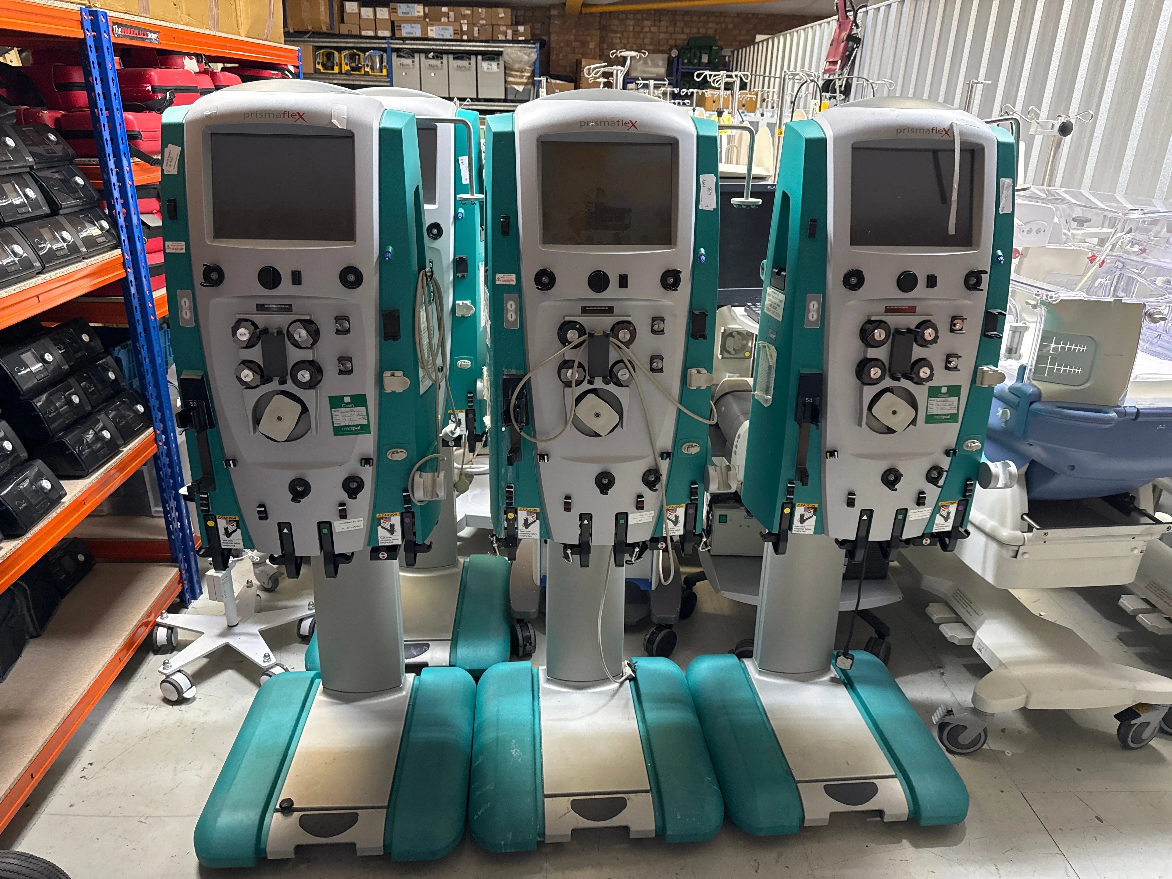 Gambro Prismaflex Dialysis Machine V8.20 with Barkey Autocontrol Unit Baxter Gambro