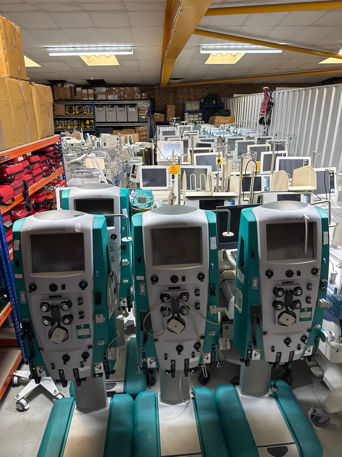 Gambro Prismaflex Dialysis Machine V8.20 with Barkey Autocontrol Unit Baxter Gambro