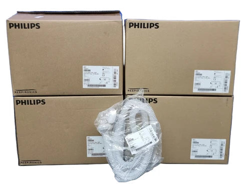 Boxes of Philips Ref 1065830 ventilation circuit packaging