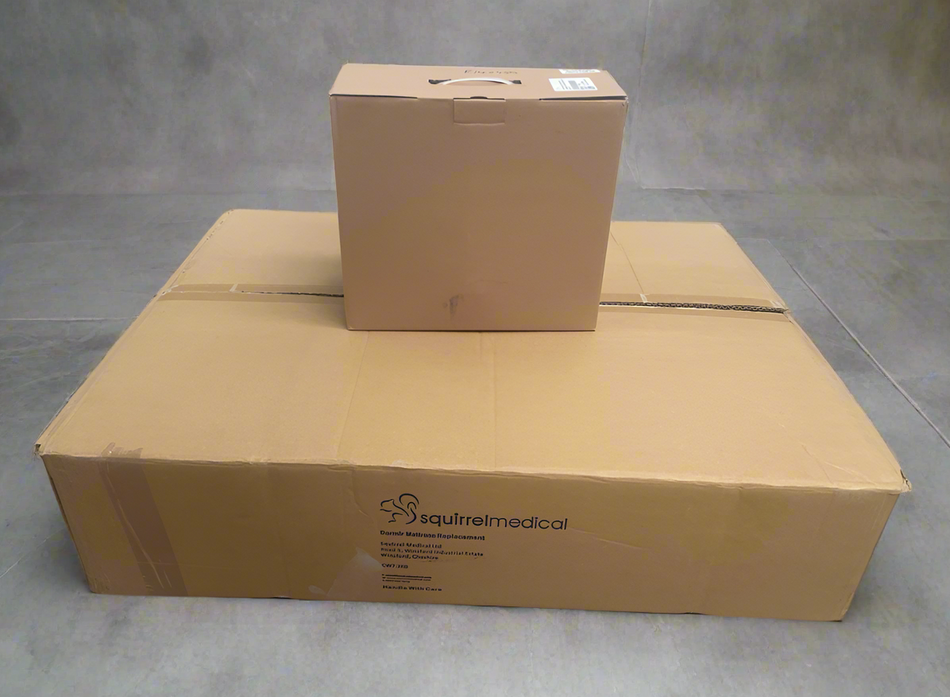 Compact digital pump connected to Squirrel 8535 mattress