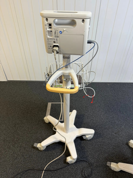 Philips SureSigns VM4 Patient Monitor with ECG, SPO2 & NIBP Cables on Rollstand Philips