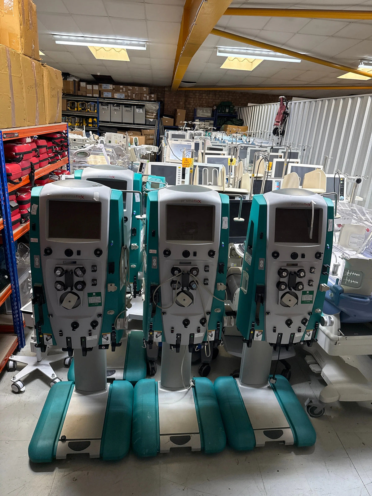 Gambro Prismaflex Dialysis Machine V8.20 with Barkey Autocontrol Unit Baxter Gambro