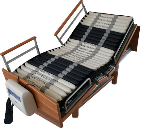 Full-length view of Squirrel 8535 mattress with cover