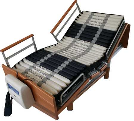 Full-length view of Squirrel 8535 mattress with cover