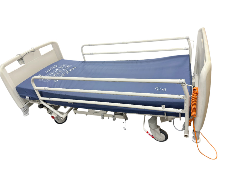 Linet children's hospital bed with adjustable height and rails