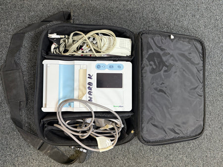 Portable Welch Allyn CP50 ECG with protective carry bag