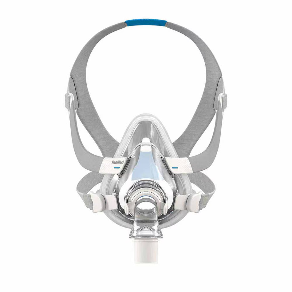 ResMed full-face mask on a white background