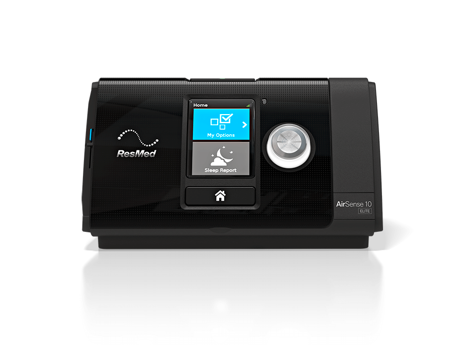 ResMed AirSense 10 Elite CPAP machine front view