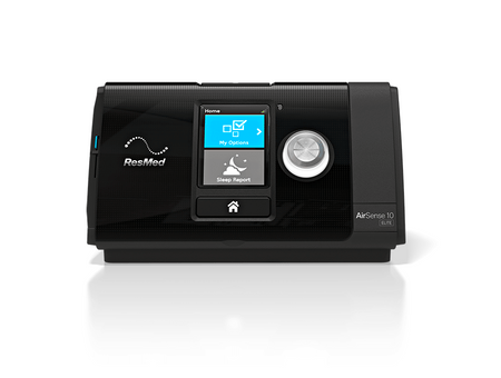 ResMed AirSense 10 Elite CPAP machine front view