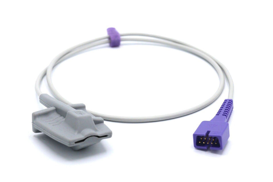 Soft finger clip sensor for adult pulse oximetry monitoring