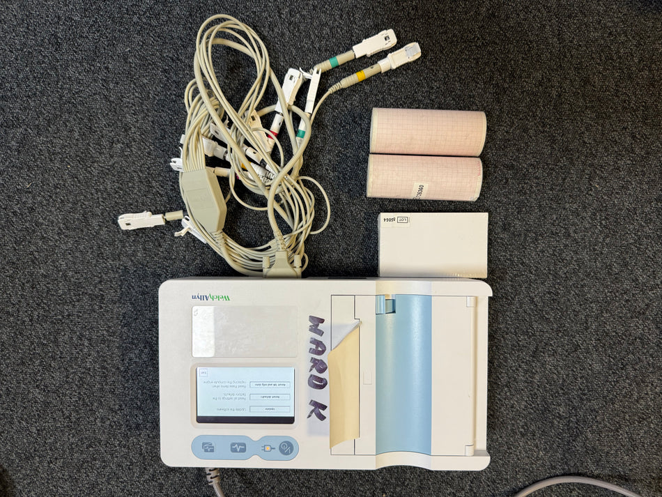 Welch Allyn CP50 ECG machine with touchscreen display