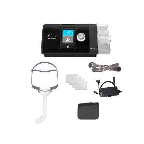Resmed  AirSense 10 AutoSet with AirFit P10 Pillows Mask Bundle Package SelfiMed UK