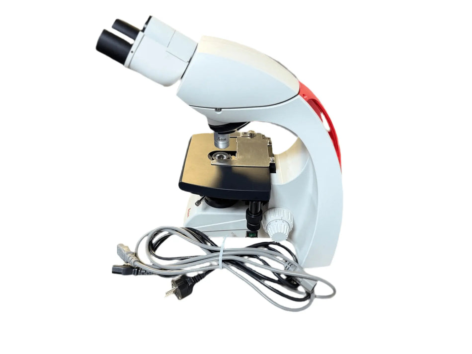 Leica DM750 Binocular Biological Microscope 40X - 1000X - SelfiMed UK