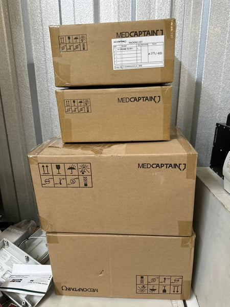 MedCaptain HP - 80 Cabinet / Workstation with HP - 80 Cabinet Cover & Pole Clamp - New in Box