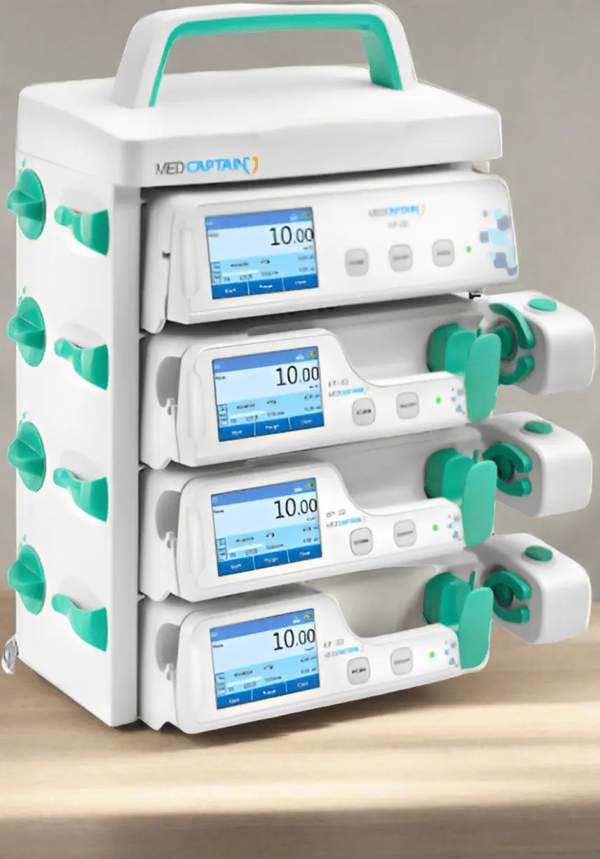 MedCaptain HP - 80 Cabinet / Workstation with HP - 80 Cabinet Cover & Pole Clamp - New in Box