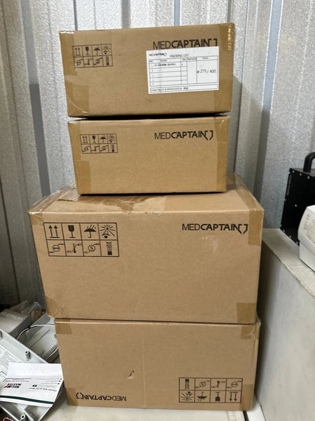 MedCaptain HP - 80 Cabinet / Workstation with HP - 80 Cabinet Cover & Pole Clamp - New in Box