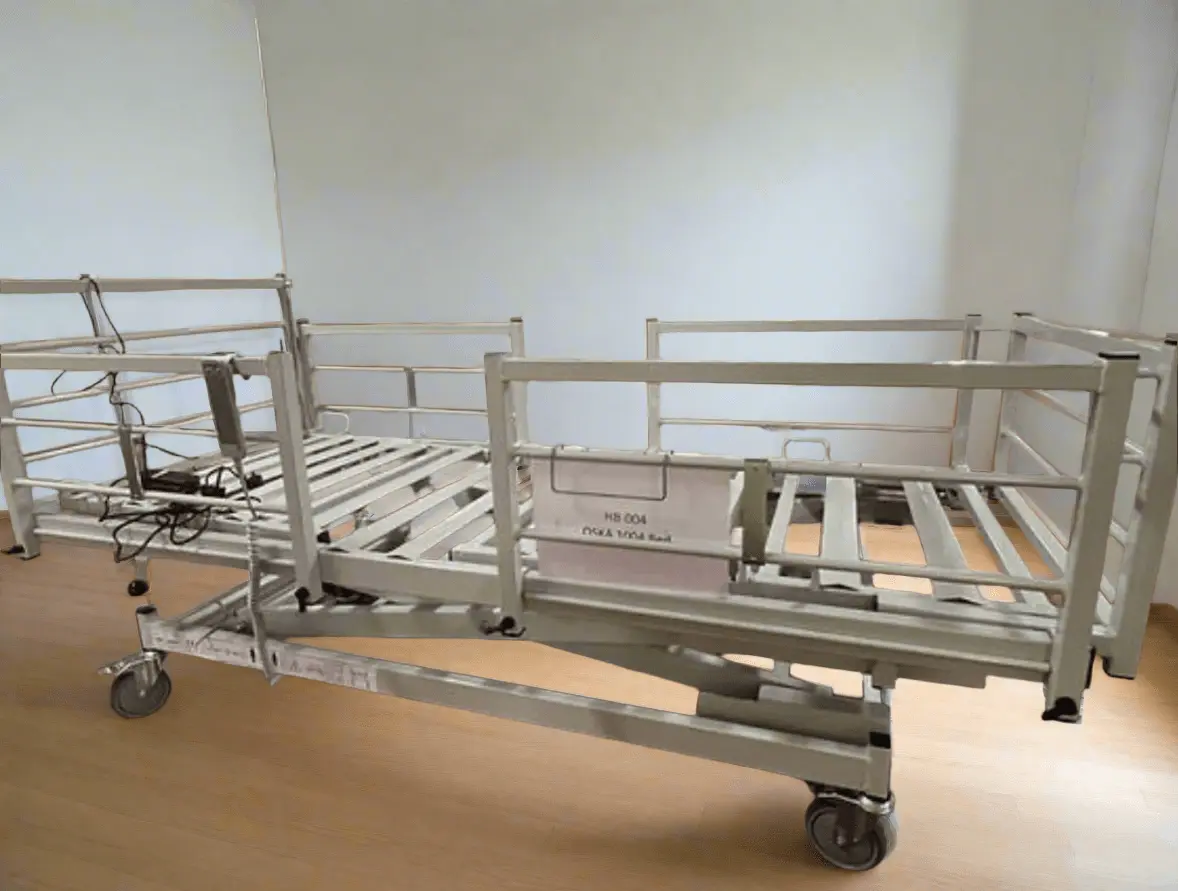 Oska 10001 Hospital Bed with Controller and Mattress - SelfiMed UK