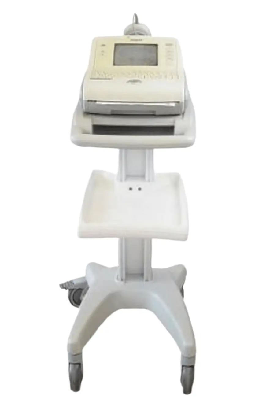 Philips PageWriter Trim II ECG Machine on Stand with 10 Lead ECG Leads - SelfiMed UK