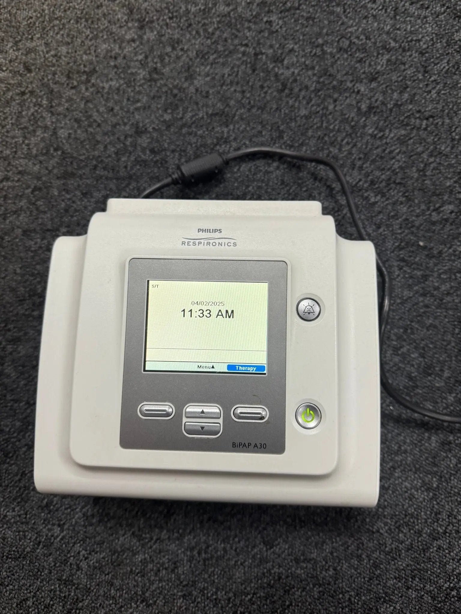 Philips Respironics BiPAP A30 Software Version 3.6 *Mfd 2018* in Carry Bag with Power Supply