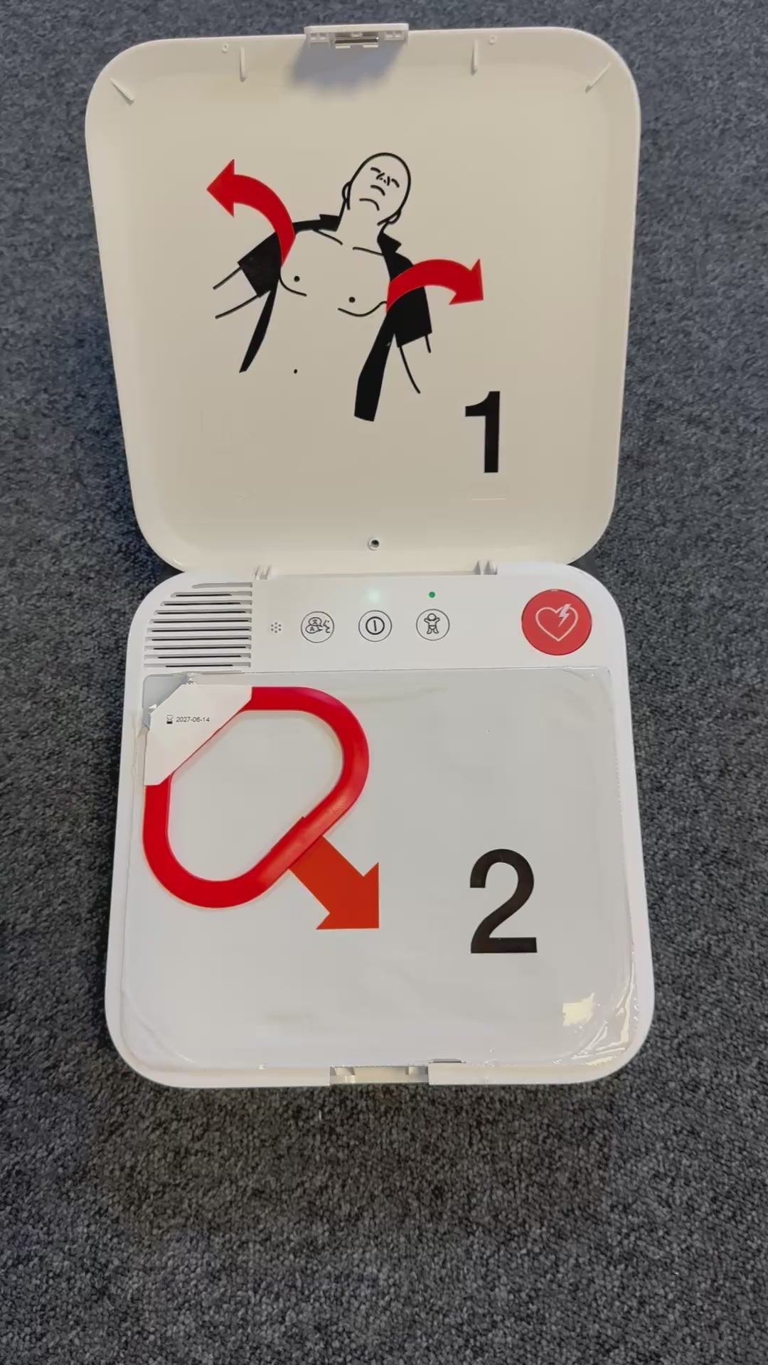 LIFEPAK CR2 semi-auto version with lithium battery