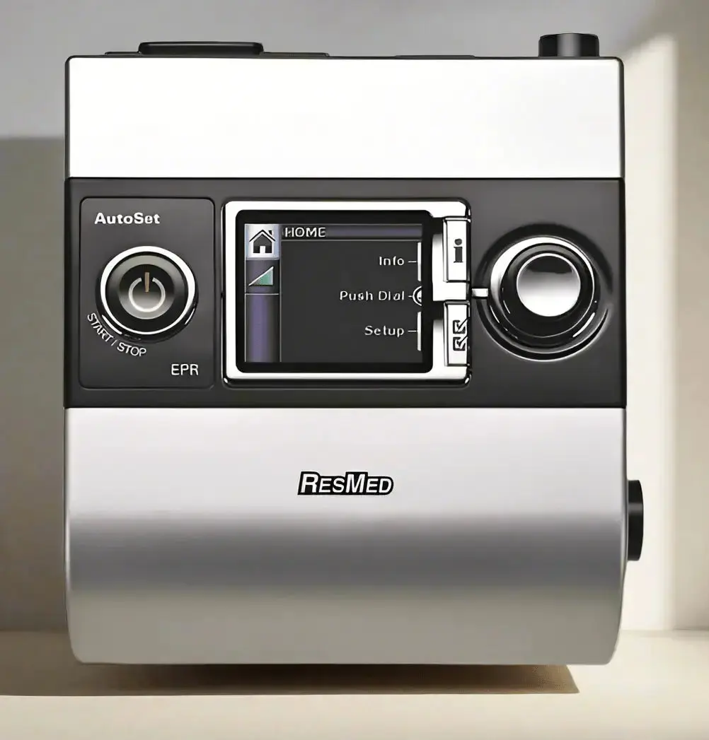 ResMed Escape AutoSet with built-in humidifier compatibility