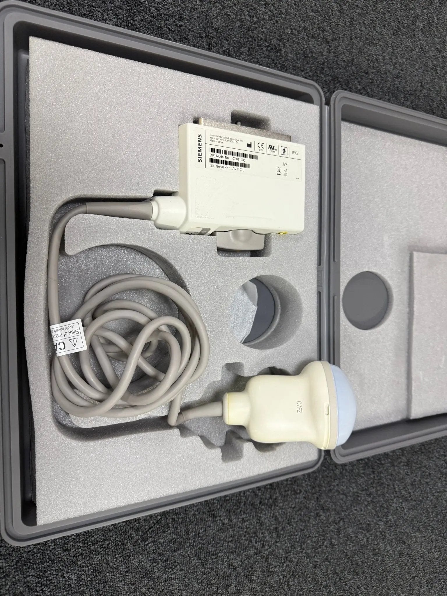 Siemens C7F2 Curved Array Transducer - SelfiMed UK