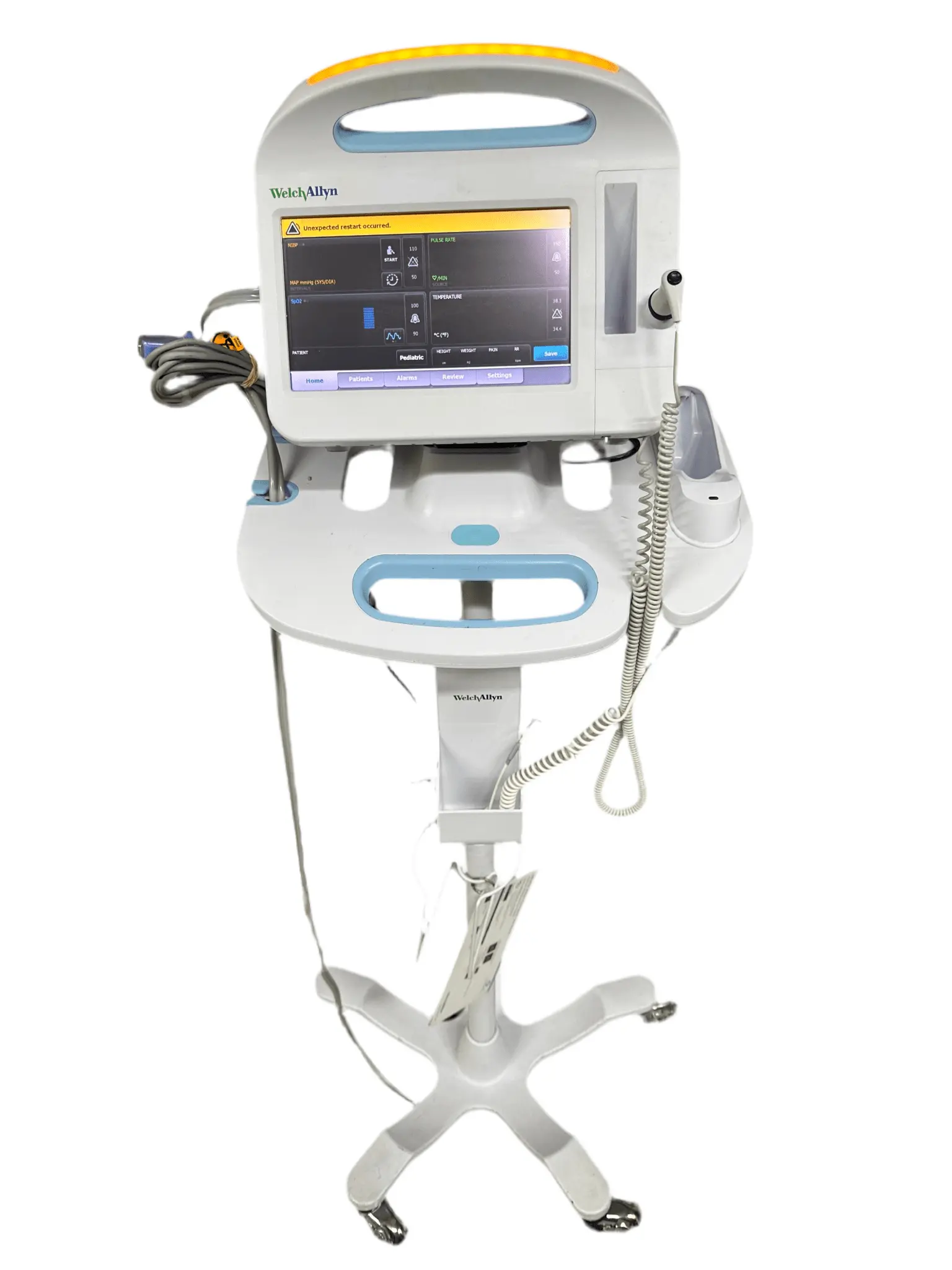 Welch Allyn Connex 6000 Series Vital Signs Monitor with NIBP, SpO2 & Temperature probe - SelfiMed UK