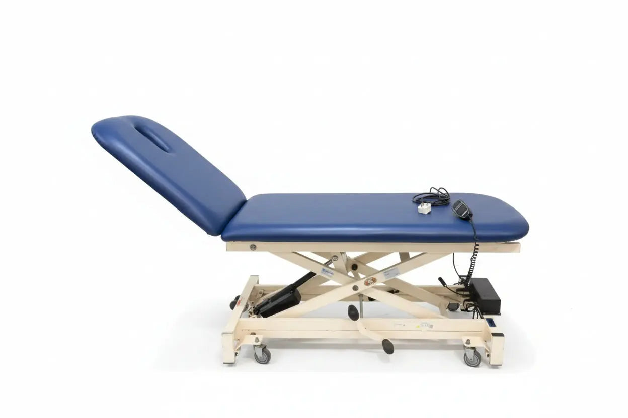 Hoskins Electric Patient Examination Couch with Controller electric patient couch SelfiMed UK