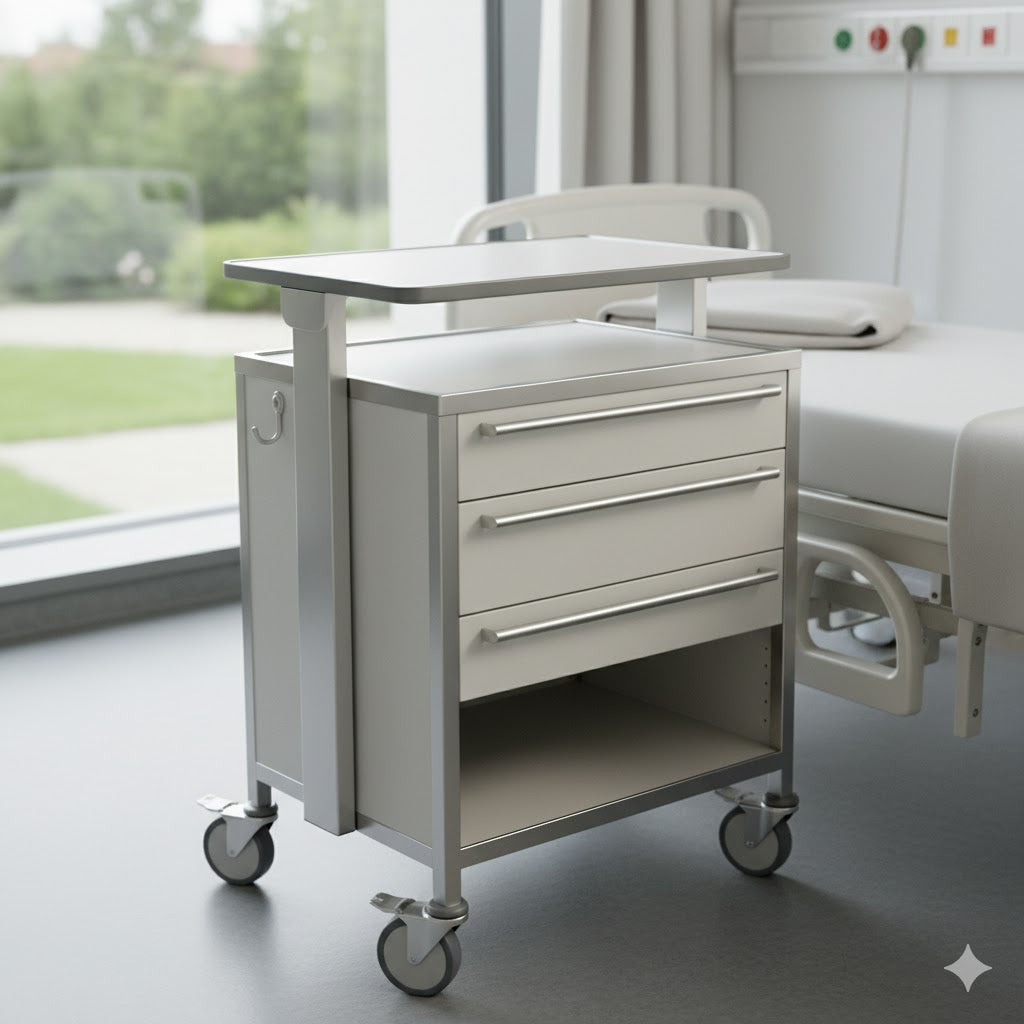 Hospital Bedside Trolley