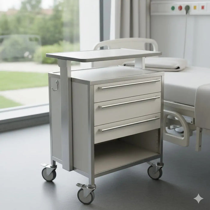 Hospital Bedside Trolley