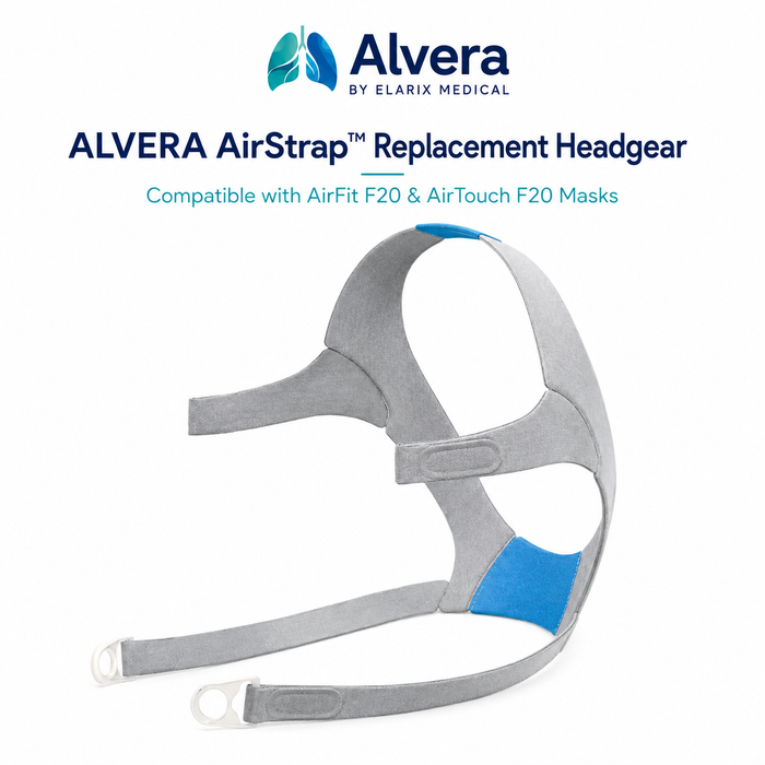 ALVERA AirStrap™ Replacement Headgear Compatible with AirFit F20 & AirTouch F20 Masks - SelfiMed UK