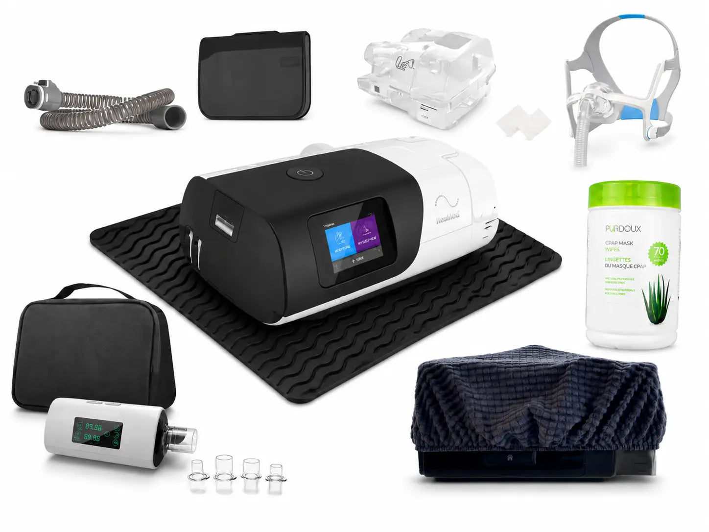 ResMed AirSense 11 AutoSet CPAP Machine with Airfit N20 Nasal CPAP Mask Bundle Package SelfiMed UK