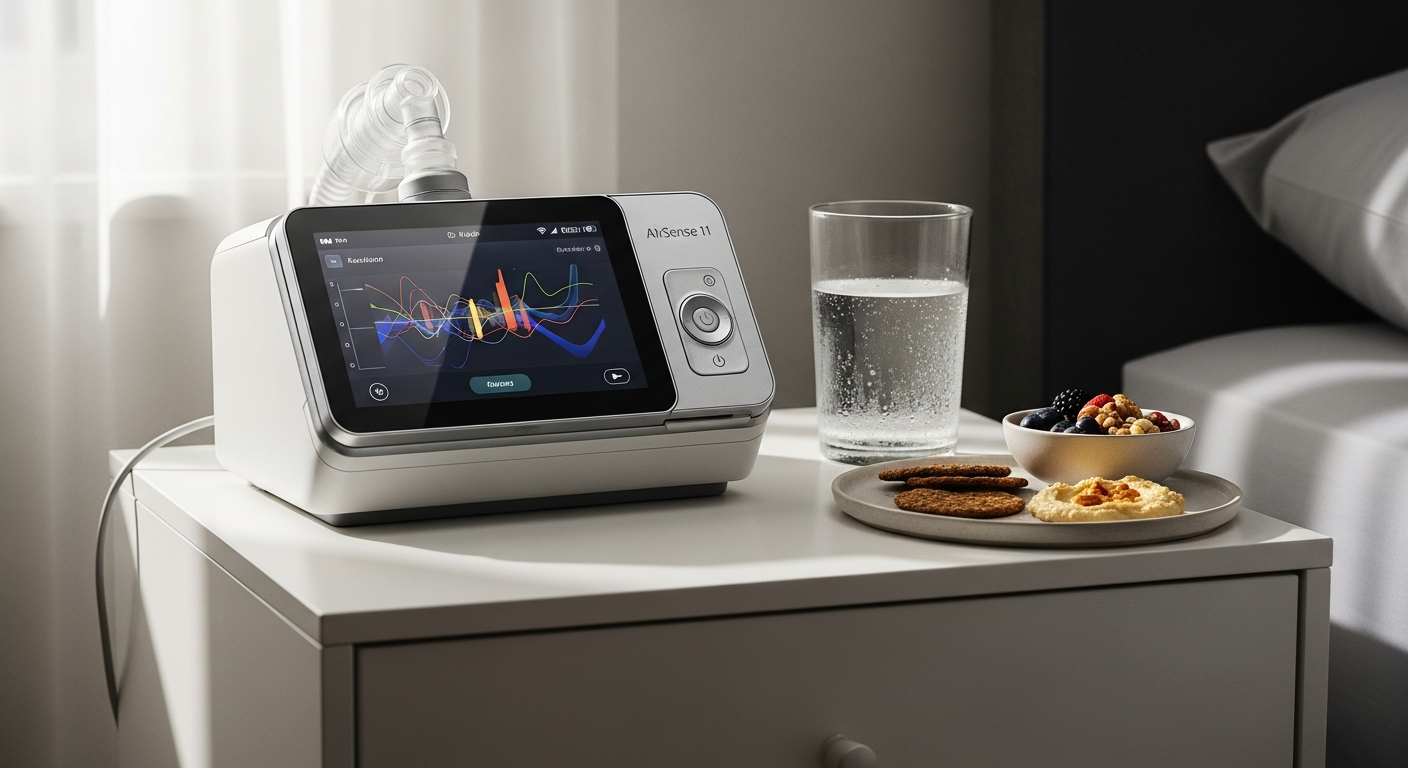 6 Signs Your CPAP Therapy Results are Impacted by Your Diet - CPAP machine, sleep apnea therapy, tracking health metrics