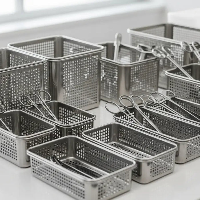 The Complete Sterilisation Basket Protocol for Solving Processing Failures - sterilisation baskets, surgical instrument trays, medical sterilisation containers
