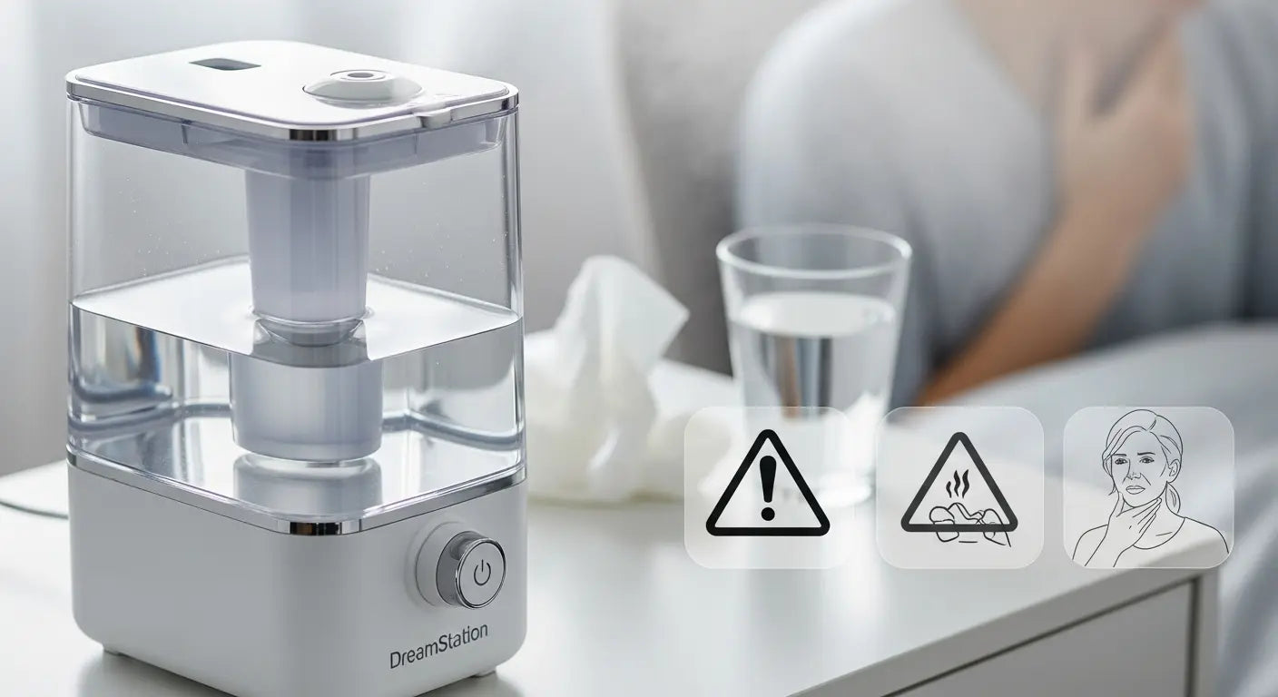 Stop Waking Up with Dry Mouth: CPAP Humidification Mistakes - dry mouth from CPAP, sore throat sleep apnea, nasal congestion CPAP