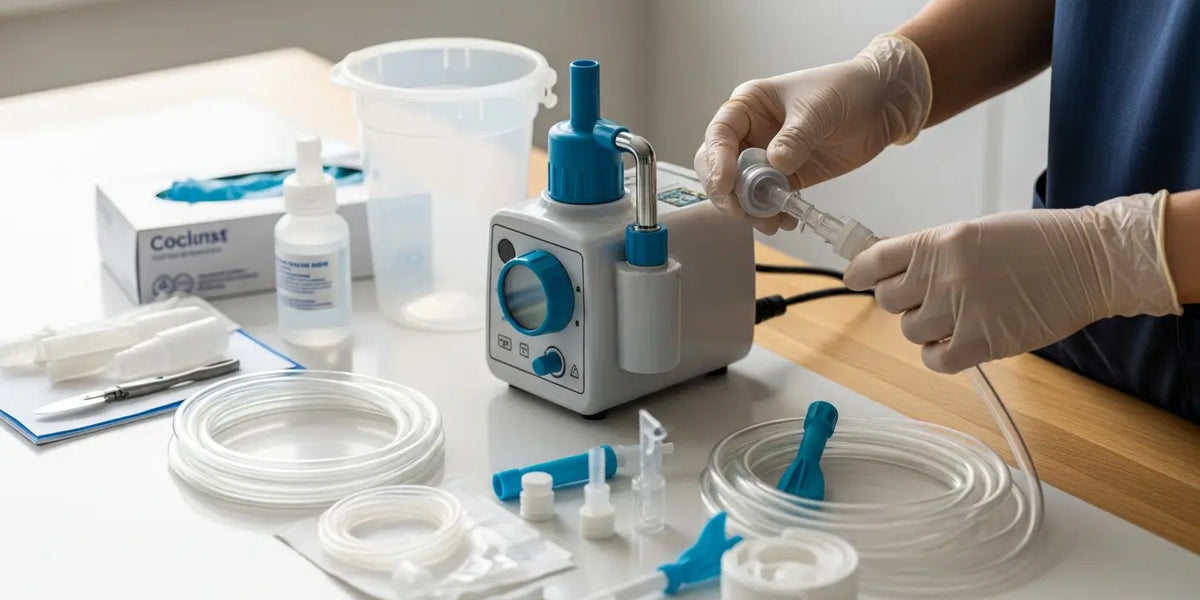 Excess Machine Phlegm Suction Machine: Excess Mucus Relief and COPD Breathing Help ...