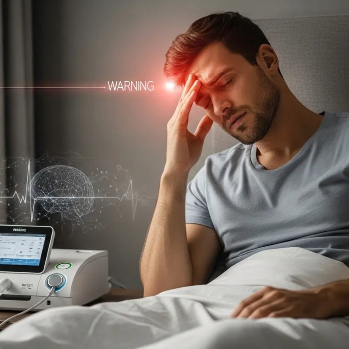 Waking Up with a Heavy Head? Why CPAP Isn’t Clearing Your CO2 - morning headaches sleep apnea, high CO2 levels symptoms, hypercapnia at night