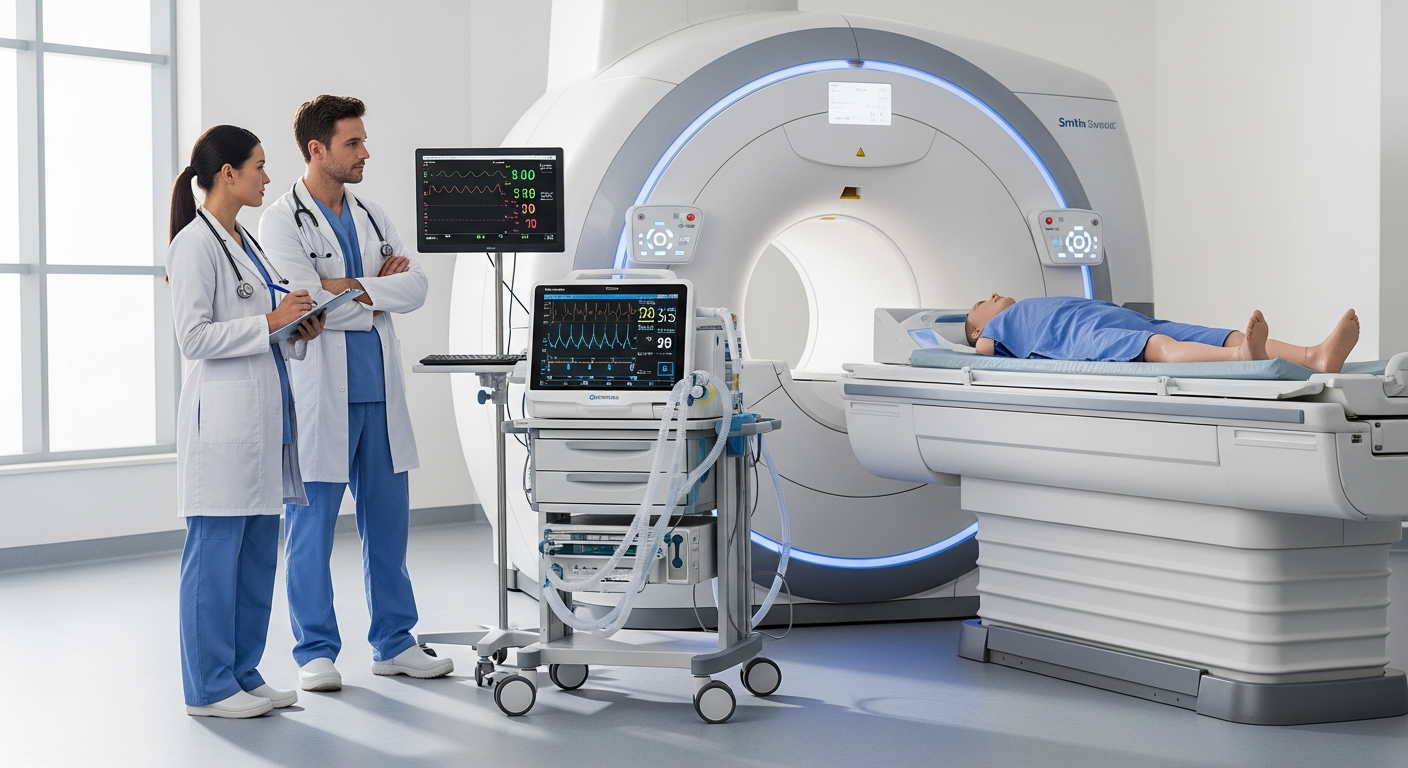 The Optimal Monitoring Protocol for Safe MRI Patient Ventilation in 2026 - MRI-compatible ventilators, patient transport ventilators, critical care ventilation