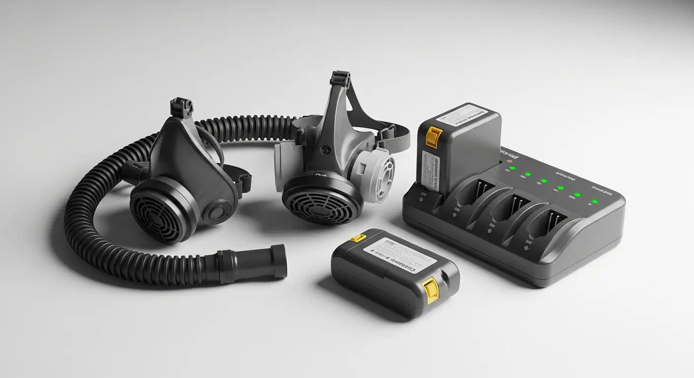 How to Schedule PAPR Battery Charges for Maximum Safety During Transport - PAPR battery chargers, respiratory protection systems, battery charging schedule