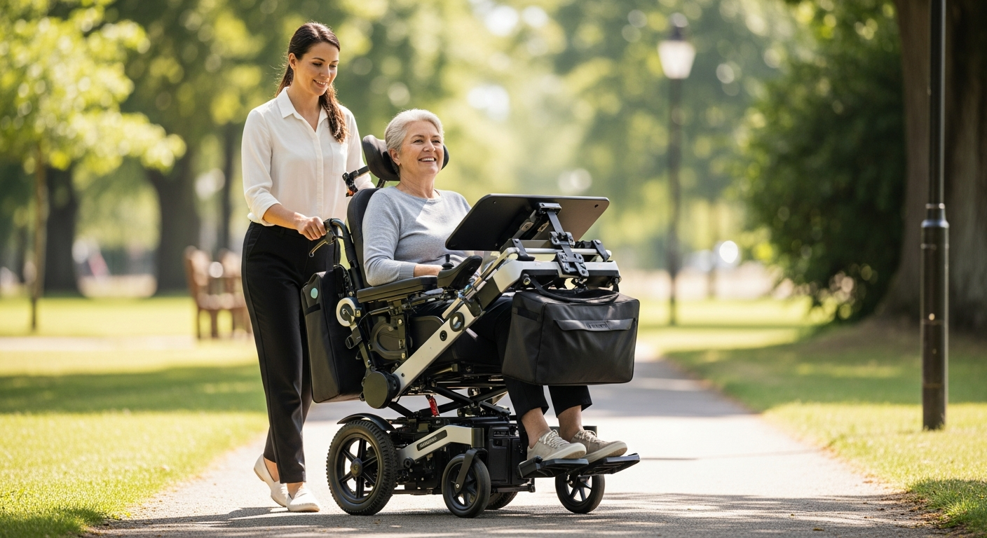 The Perfect Daily Outing Routine for Caregivers in 2026 - transit wheelchair, manual wheelchair, lightweight wheelchair