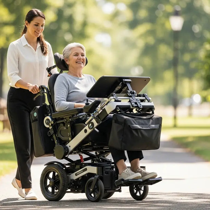 The Perfect Daily Outing Routine for Caregivers in 2026 - transit wheelchair, manual wheelchair, lightweight wheelchair