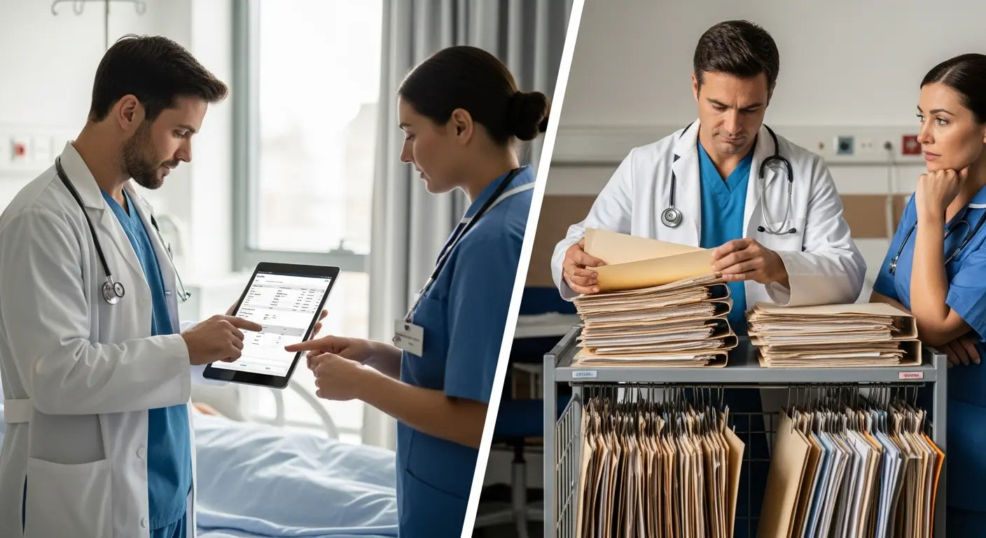 The Perfect Ward Round Routine for Better Patient Outcomes in 2026 - medical notes trolley, medical cart, patient record management