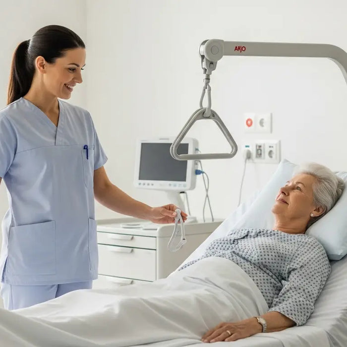 Stop Caregiver Back Pain and Patient Bedsores with Arjo Care - caregiver back pain, pressure ulcers, bedsores prevention