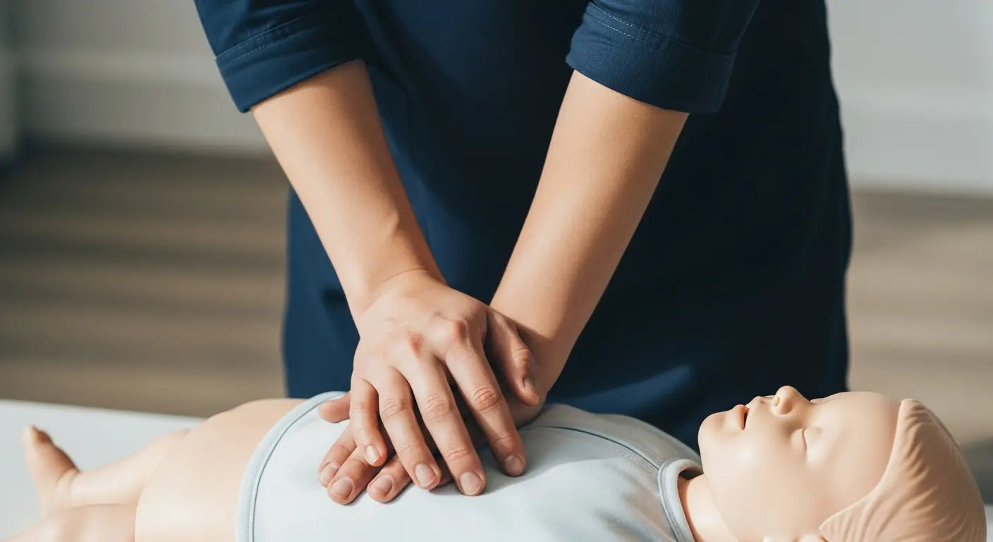 Can You Save a Choking Infant? Why Panic Paralyzes First Responders - infant choking, baby cpr training, back blows for infants