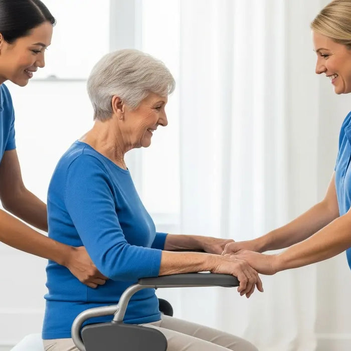 Stop Caregiver Back Pain & Patient Muscle Loss During Transfers - caregiver back pain, herniated disc lifting, patient muscle atrophy