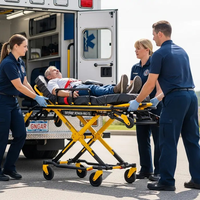 Stop Back Injuries: Why Power-PRO TL is Essential for EMT Safety - paramedic back pain, EMT lifting injuries, ambulance stretcher safety
