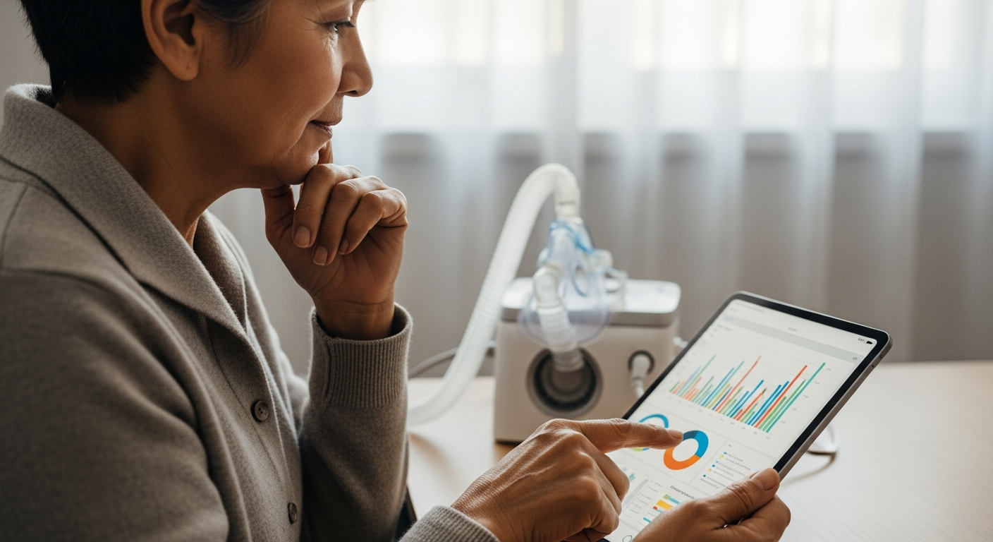 At Last: A Way to Understand Your CPAP Results as You Age - CPAP machine, sleep apnea therapy, CPAP treatment