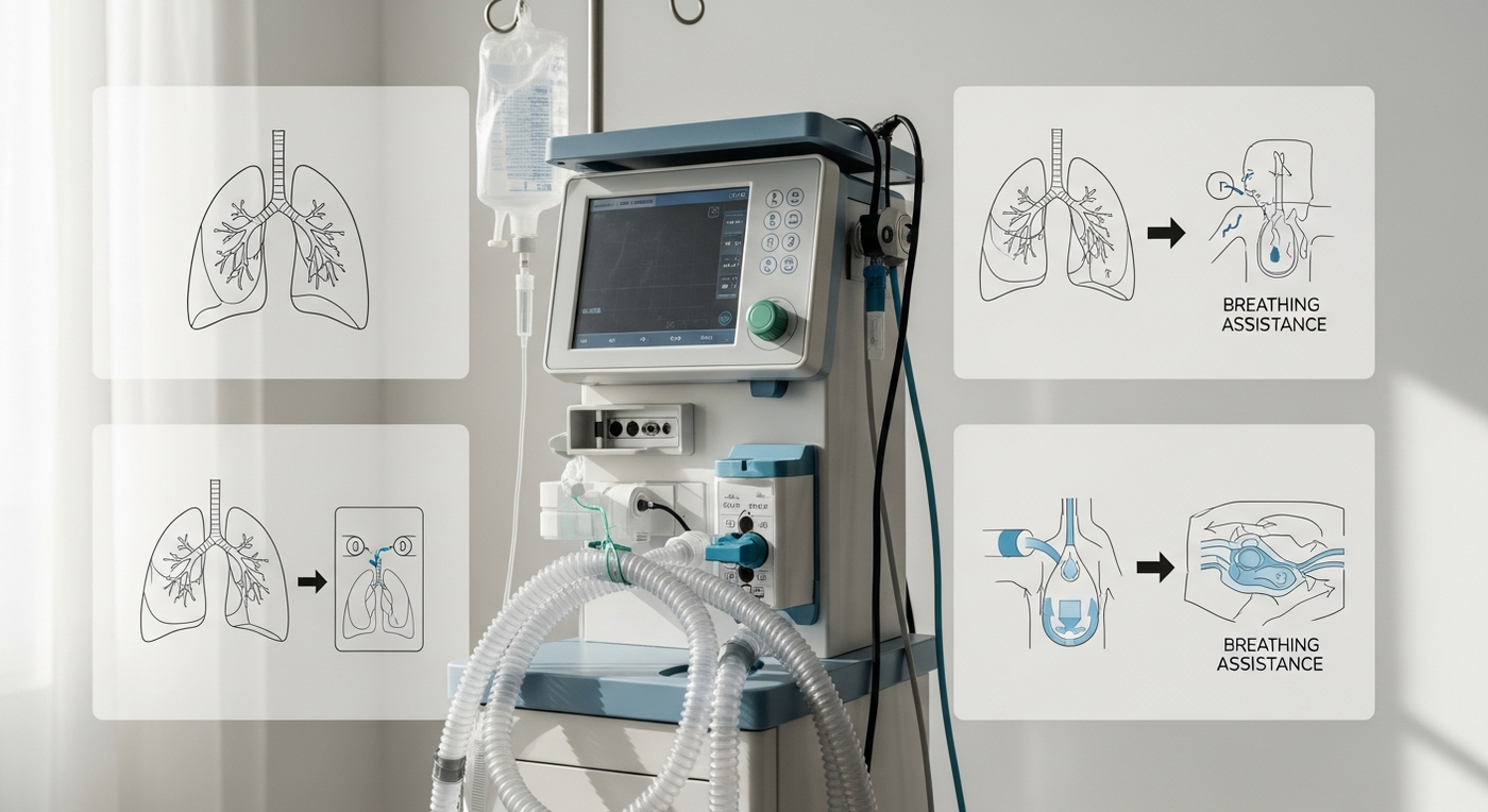 Struggling to Breathe? How Ventilators Manage Respiratory Failure - respiratory failure, difficulty breathing, COPD symptoms