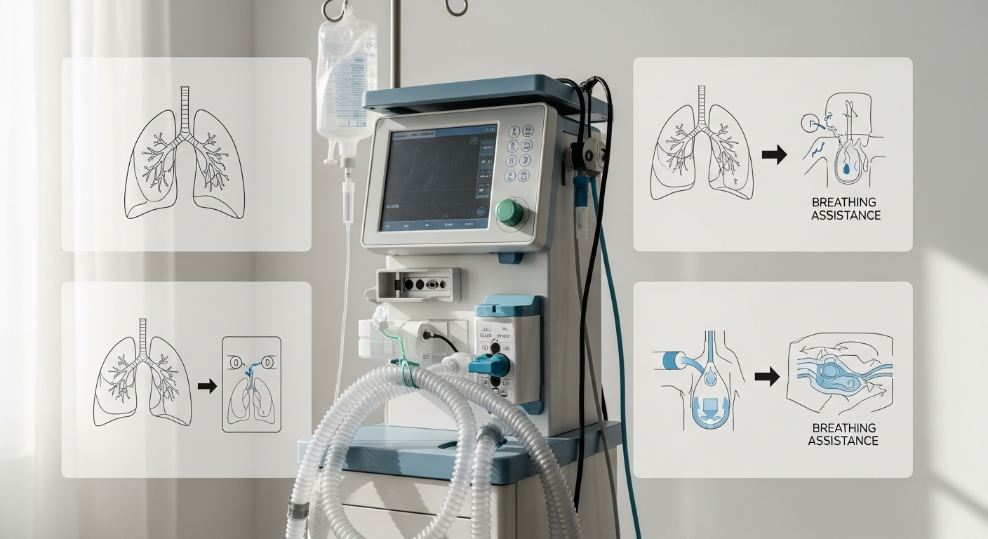Struggling to Breathe? How Ventilators Manage Respiratory Failure - respiratory failure, difficulty breathing, COPD symptoms