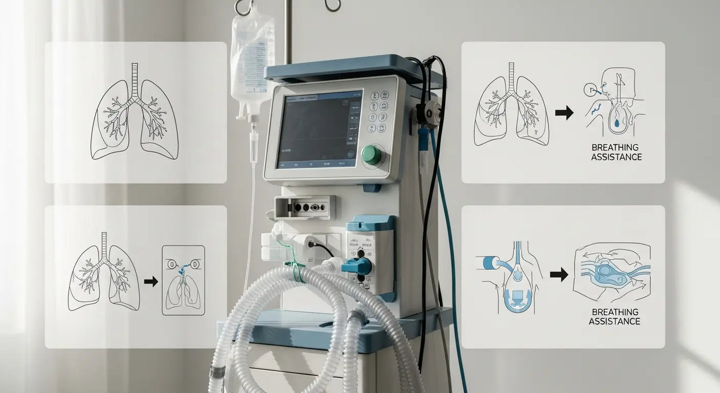 Struggling to Breathe? How Ventilators Manage Respiratory Failure - respiratory failure, difficulty breathing, COPD symptoms